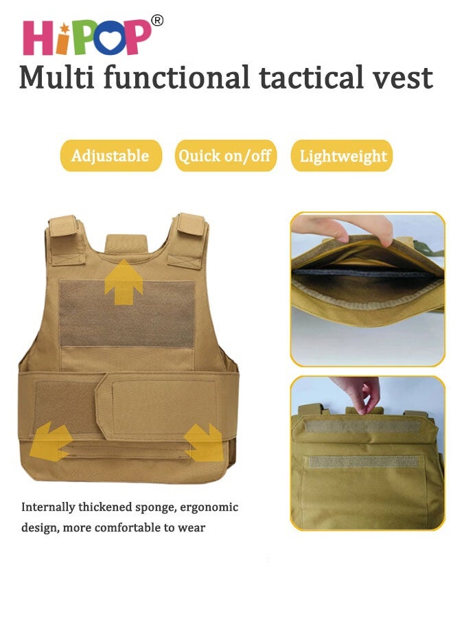 Outdoor Vest Multifunctional Outdoor Sports Jacket, Lightweight Vest with Adjustable Waist and Shoulder Straps, Quick-Dry Vest with Multiple Pocket Designs, Durable Oxford Fabric, Secure Zipper Closure, Ideal for Camping and Hiking - view 3